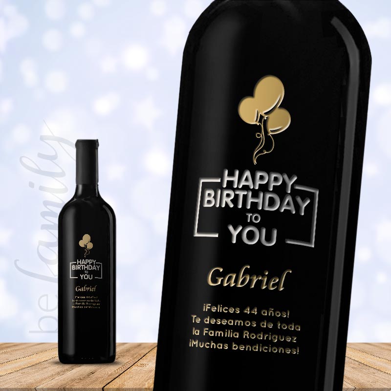 ▷ Botella personalizada Cumpleaños Fiesta Detalles de cumpleaños  ❤️